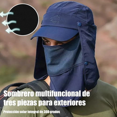 Sombrero De Sol Unisex Con Protección Uv Para Exteriores