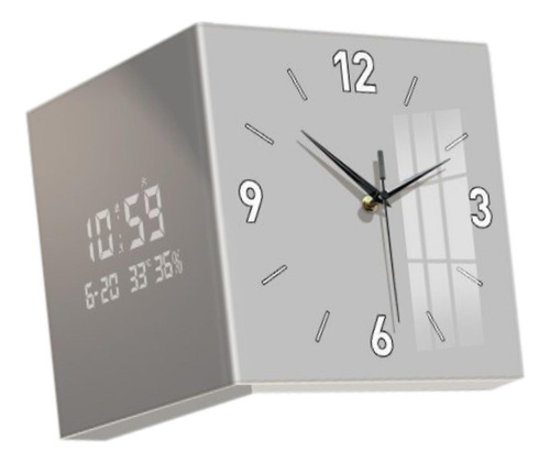Orma De Correro Doble Ornamente Reculta Reloj De Reloj Gris