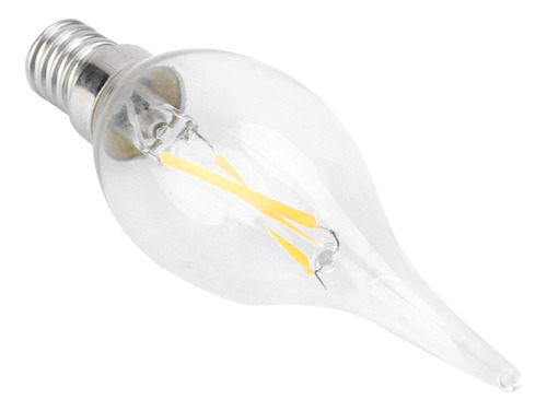 Bombilla E14 2w Led Lámpara Vela Forma Llama Blanco Cálido I