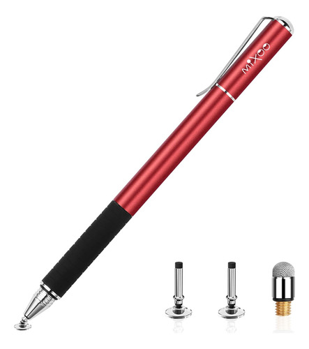 Lapiz Optico Universal Dibujo Para Tab/iPad Mixoo Rojo