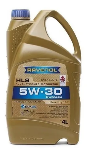 Aceite para motor Ravenol sintético 5W-30 para auto/camioneta x 4L