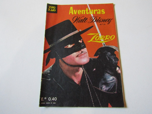 Comic Aventuras Del Zorro N.13 Zig-zag 1964 Impecable.