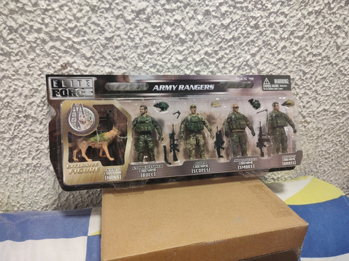 Elite Force Army Rangers 5 Pack Set 3.75 Figures No Gi Joe