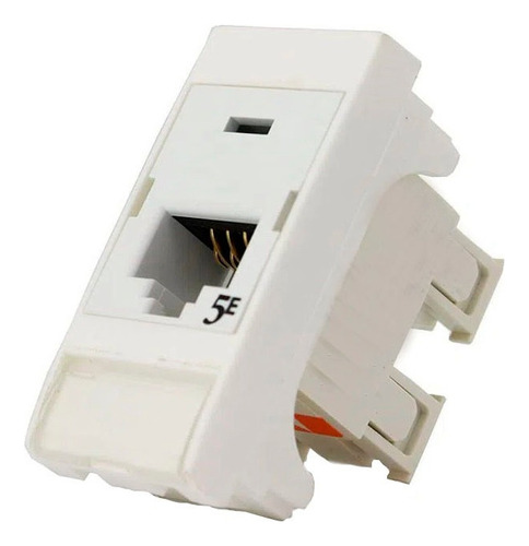 Módulo Tomada Branco Rj45 Cat5e 1 Posto Idc 110 Pialplus