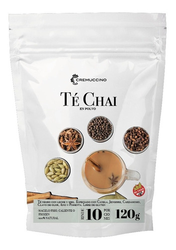 Te Chai 120gr Caliente Frio Frozen Frappe Cremuccino Polvo