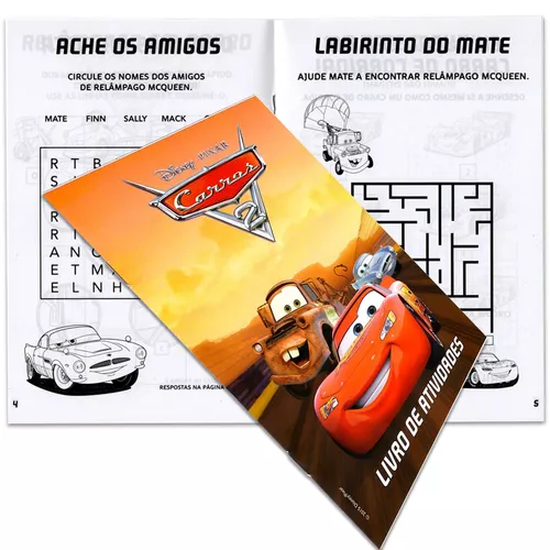 Disney Superlivro Para Colorir  Carros - Livraria Infantil e