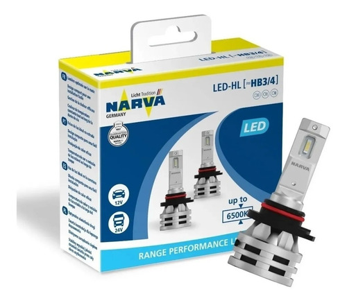 Juego Bombillos Led Narva Original 9005/9006 Alta Potencia 