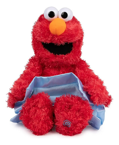 Peluche Animado,  Elmo Plaza Sésamo, 42 Cm Original 