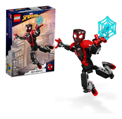 Lego Marvel Miles Morales Figura Figura, 76225 Juguete De Ac