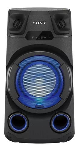 Parlante Bluetooth Sony Mhc-v13 Equipo De Musica Cd Color Negro Potencia  RMS 150 W