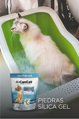 Imagen 4 de 7 de Piedritas Sanitarias Para Gatos Silica Gel Rosas 3,8lts