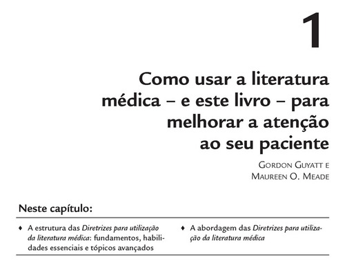 Diretrizes Para Utilização Da Literatura Médica