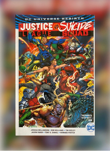 Justice League Vs Suicide Squad Hc Televisa