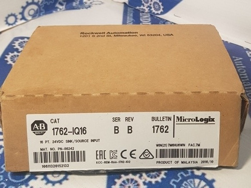 Allen Bradley 1762 Iq16 16 Entradas 24 Vcd/ Source Input