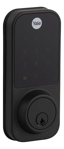 Fechadura digital Yale, fechadura digital Ydd120, preta, cor direita/esquerda, aço inoxidável preto