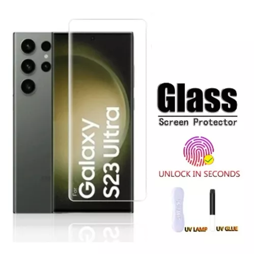 Para Samsung Galaxy S23 Ultra - Vidrio Templado Uv Glass