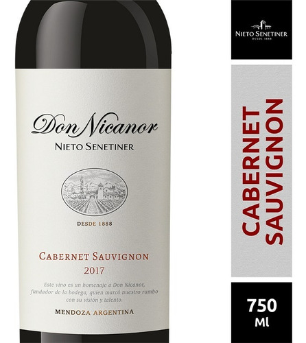 Vino Cabernet Sauvignon Don Nicanor X750 Ml