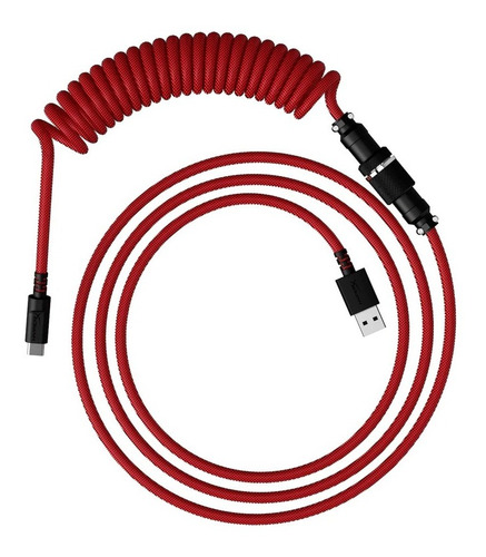 Cable Hyperx Espiral Usb-c Rojo