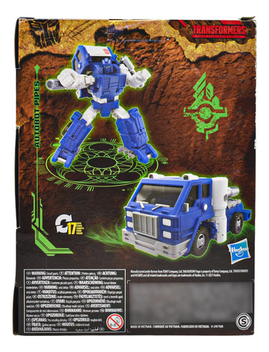 Transformers Kingdom War Cybertron Autobot Pipes Hasbro Da