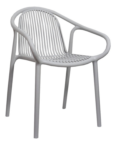 Silla Moderna Minimalista Lagoon Jardin Restaurant Gris