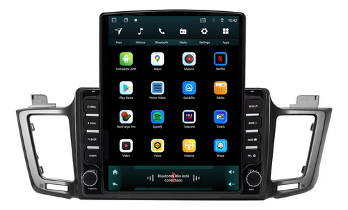 Central Multimidia Tesla Rav4 13/19 9,7p Octacore 4gb 64gb