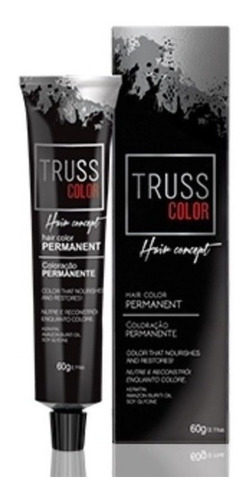 Kit Tinte Truss Professional  Colores truss Truss color permanent tom 6.0 loiro escuro