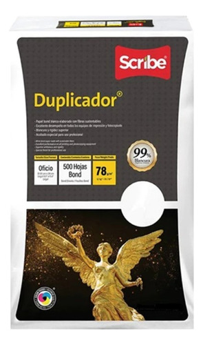 Papel Duplicador Oficio 75 Gr 500 Hjs Scribe