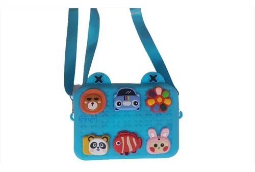 Bolsa De Silicon Kawaii. 6 Figuras. Para Ni o O Ni a. Correa