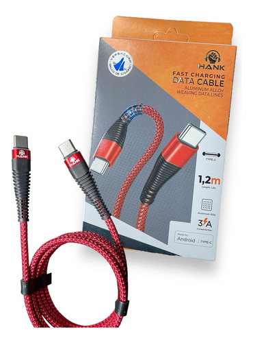 Cable Hank Original Fast Charger Tipo C-tipo C