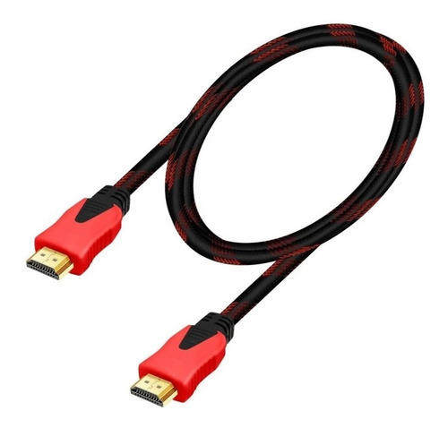 Cable Hdmi 1.8 Metros Mallado Alta Resistencia Doble Filtro 