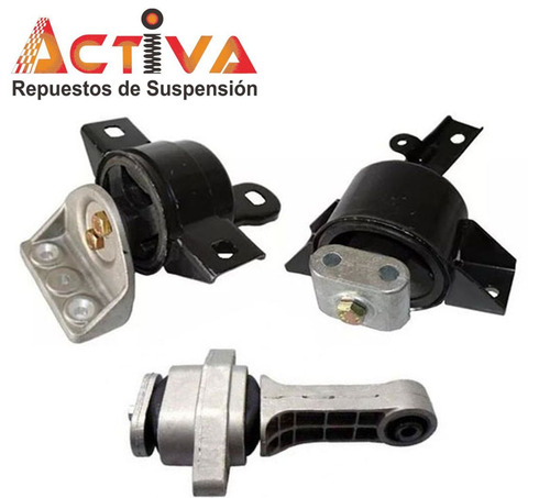 Kit 3 Soporte De Motor Aveo Derecho Izquierdo Trasero