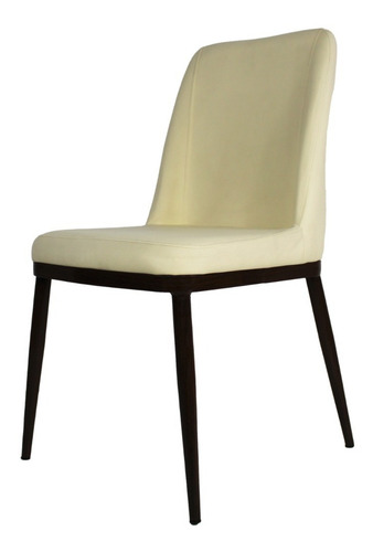 Set 2 Sillas Mundo In Acojinatas Tapiz Vinipiel Comedor Color de la estructura de la silla Madera Color del asiento Beige