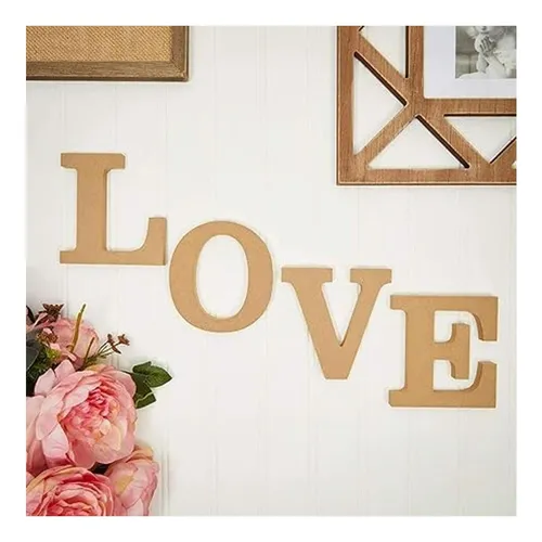 Letras Del Alfabeto De Madera Para Manualidades Letras 3d
