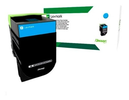 Toner Lexmark Cyan Cx622, Cx625, Cx421, Cx522, Cs421, Cs622 