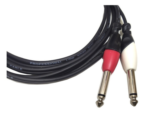 Cable 2 Plug Mono A 2 Rca De 2mts Para Interfaz, Consola