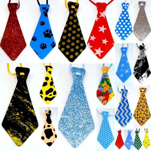Kit Pet Shop Com 100 Gravatas Pet Coloridas - Eva