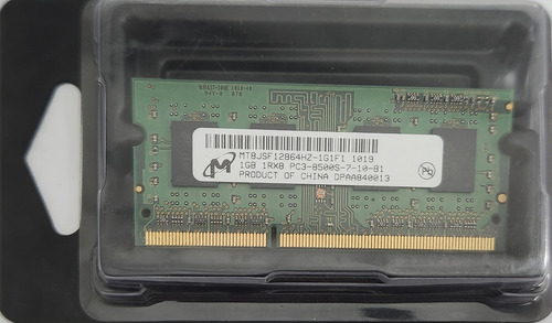 Memoria Micron 1gb Pc3-8500s 1066mhz Sodimm Muy Buena (Usado)