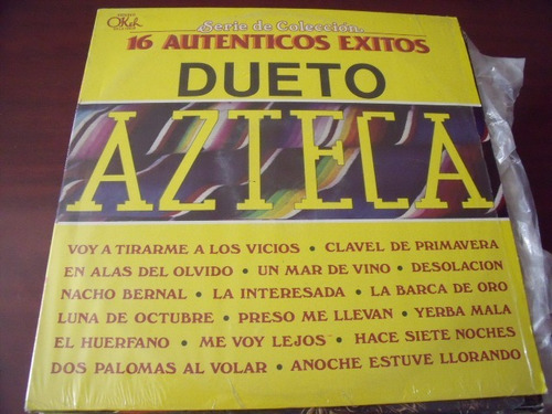 Lp Dueto Azteca 16 Autenticos Exitos