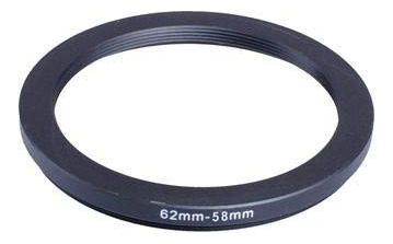 62 Mm-58 Mm  Step Down Anillo Adaptador Filtro