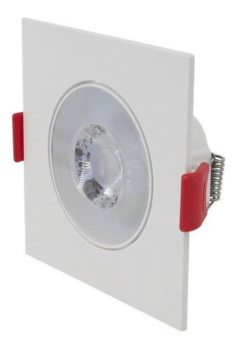 Spot Led 5w Quadrado Direcionável Embutir Gesso Sanca