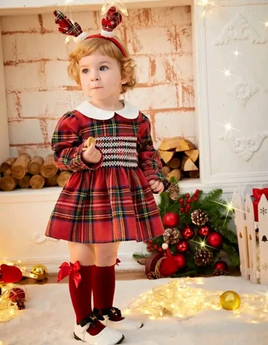 Vestido xadrez infantil 2025 mercado livre