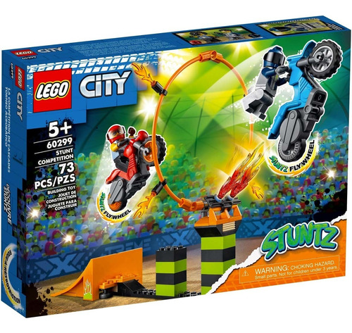 Brinquedo Lego City Stuntz Competicao De Acrobacias 60299
