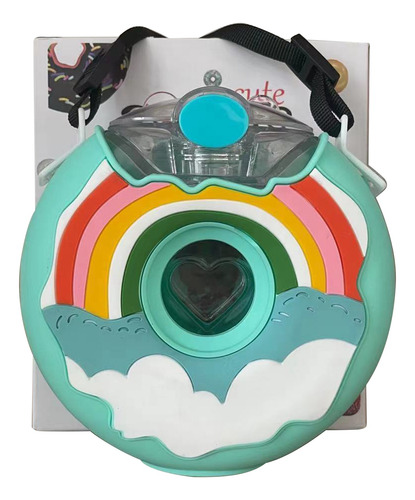 Botella De Donut De 380 Ml Linda Botella De Agua Portátil