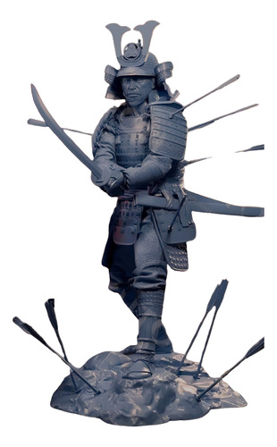 Guerrero Samurai Figura De Resina Para Armar Y Pintar Diy