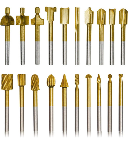 Brocas Hss Y Enrutador 1/8 Para Bricolaje Y Carpintería