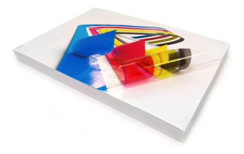 Vinil Adesivo Transparente A4 Prova Dágua 20 Folhas P/ Jato