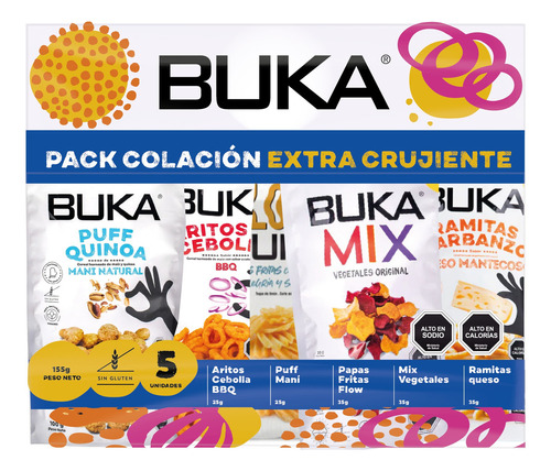 Pack Colación Buka 5 Unidades