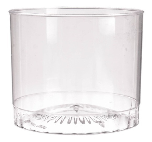 Vaso Rígido Cristal Whisky 400cc (8,5*7 Cm) X100u