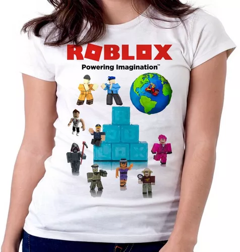 Blusa Feminina Baby Look Roblox Jogo Skin Personagen Tamanho