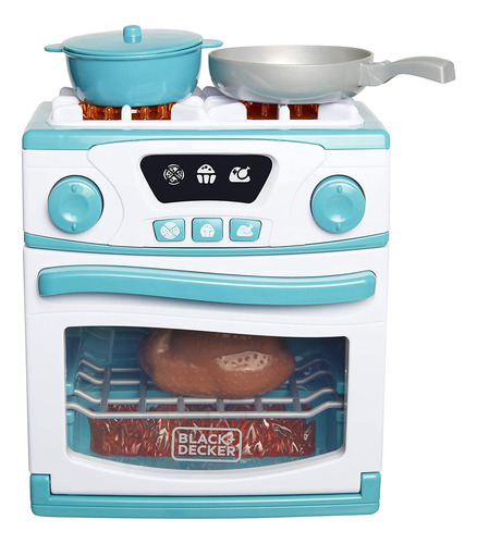 Black + Decker Junior Oven And Stove Role Play Pretend Kitch